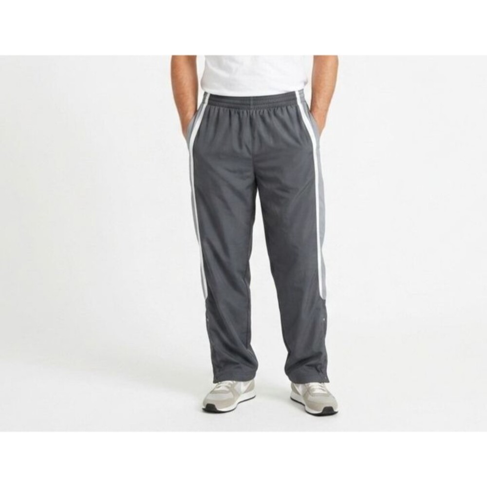 Jordan Mens XXL Grey Side Stripe Track Pants Warm Up Basketball 404314-022